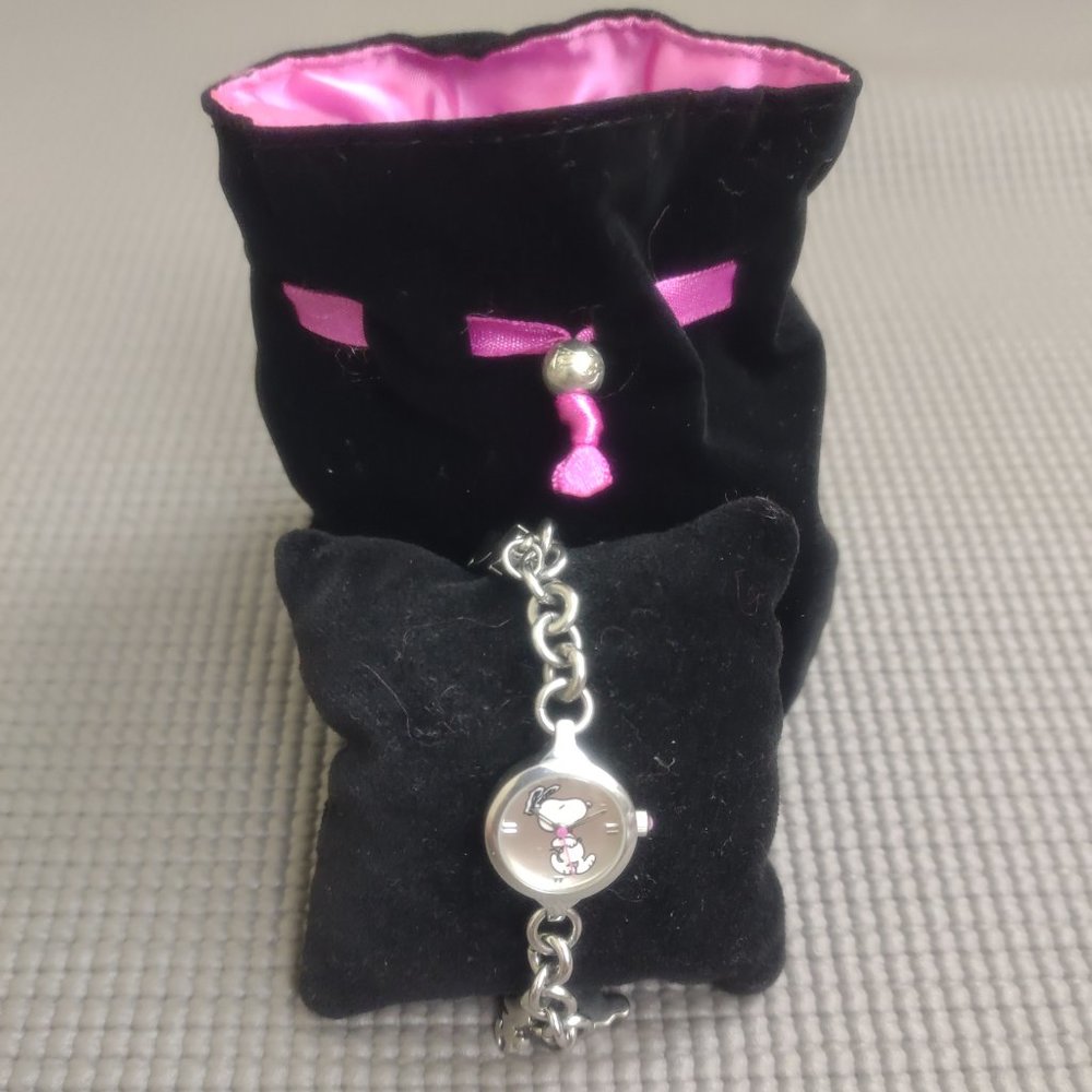 Limited Edition Fossil Peanuts Snoopy Charm Bracelet Watch